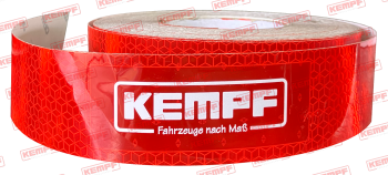 Preview: 139338 Kempf 139337 Kempf Konturmarkierung, rot, 55mm, für Festaufbauten